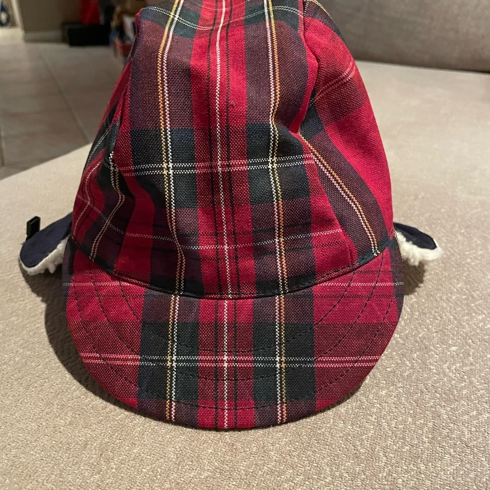 RAPT & HELD BOYS TARTAN PLAID TRAPPER HAT & MITTENS SET - Picture 5 of 6